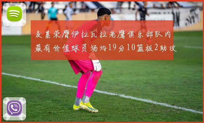 麦基荣膺伊拉瓦拉老鹰俱乐部队内最有价值球员场均19分10篮板2助攻成队内最佳